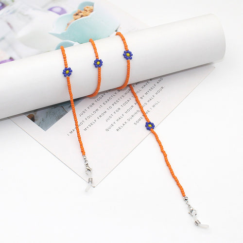 Floral Beaded Eyewear Chain Karnz