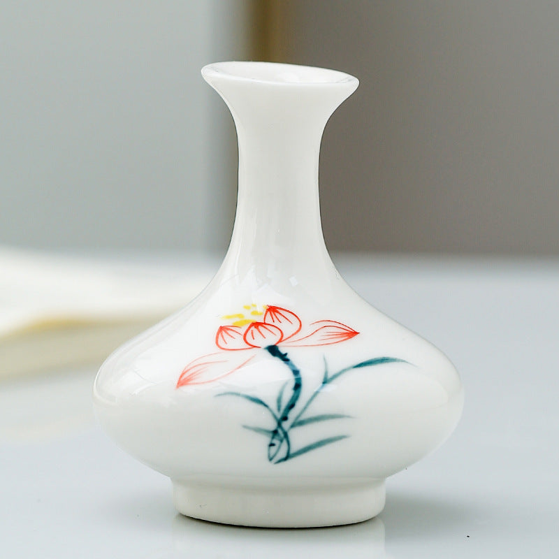 Elegante Blumen Porzellanvase