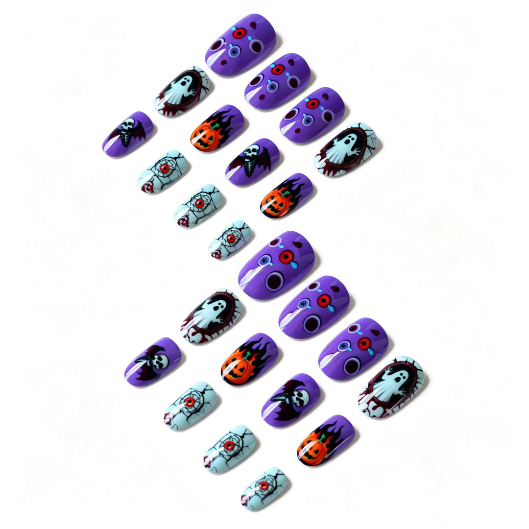 Halloween-Themen Nagelkunst Set  1790957727