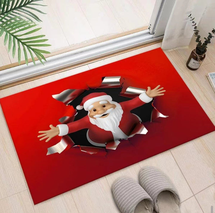 Weihnachtlich dekorierte Eingangsbereichmatte Karnz