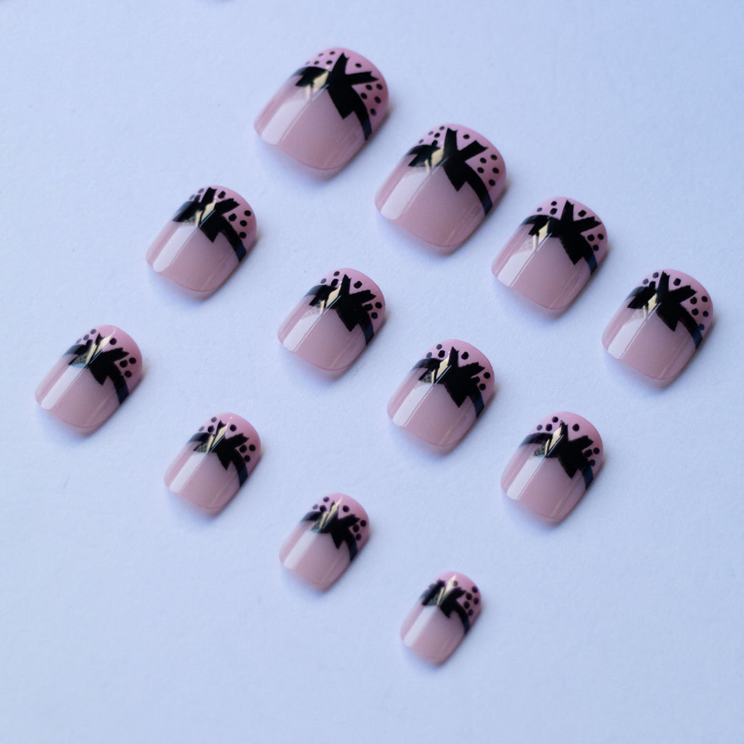 Künstlerisches Bogen Akzent Nagelkunst Set