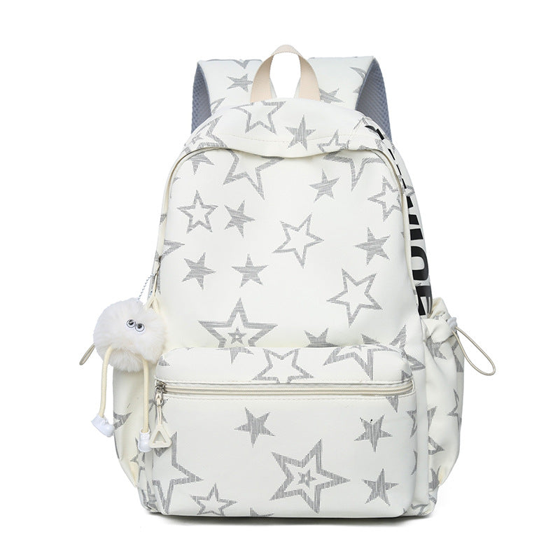 Stern-Bestickter Lässiger Rucksack Karnz