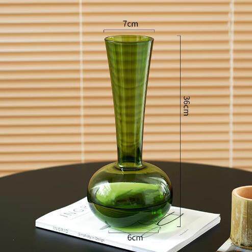 Hochwertige Glasvase mit schlankem Design Karnz