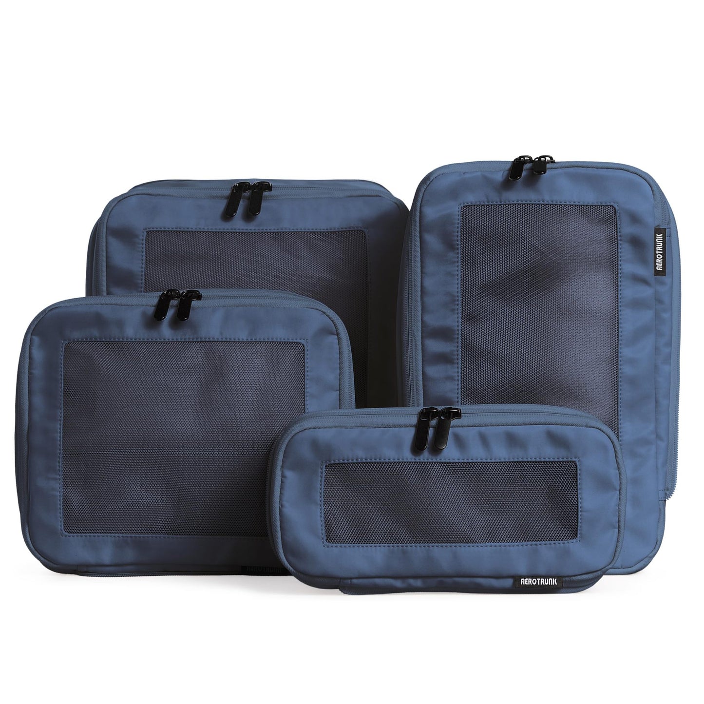 Unisex Aufbewahrungstaschen Set mit durchsichtigen Fächern Karnz