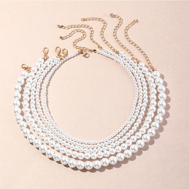 Elegante Perlenkette Karnz