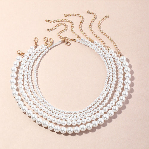 Elegante Perlenkette Karnz