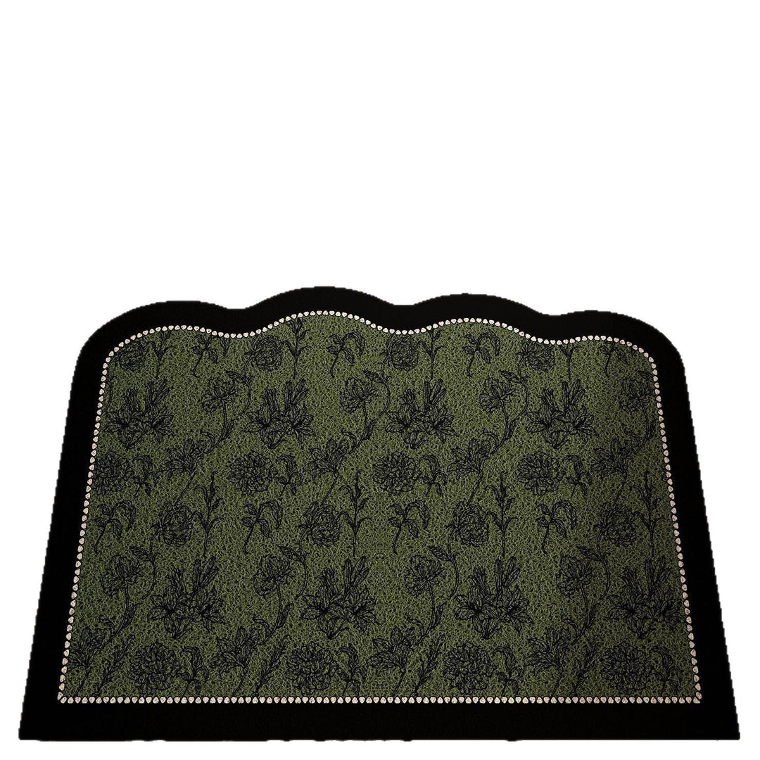 Blumenmuster Willkommensmatte Karnz