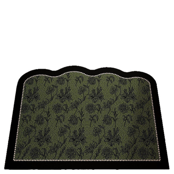 Blumenmuster Willkommensmatte Karnz