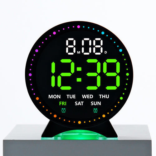 Digitaler Wecker mit Großer Led-Anzeige und Multifunktionalem Display Karnz