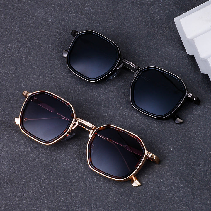 Damen stylische Sonnenbrille im modernen achteckigen Design mit hochwertigen polarisierten Gläsern Karnz