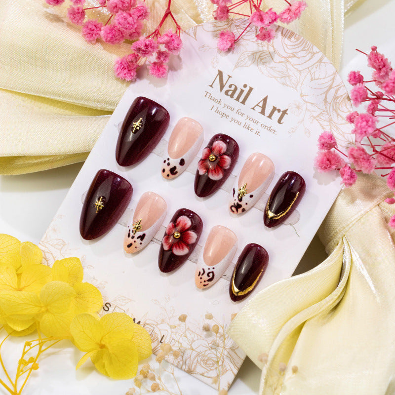 Floral Art Press-On Nail Set 1790736579