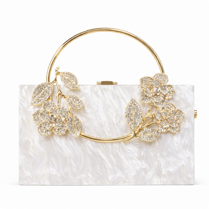 Statement Floral Verziertes Clutch