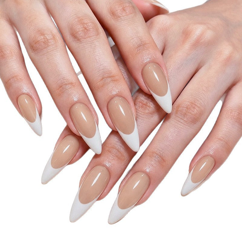 Elegante mandelförmige Press-On-Nagelverstärkungen Karnz