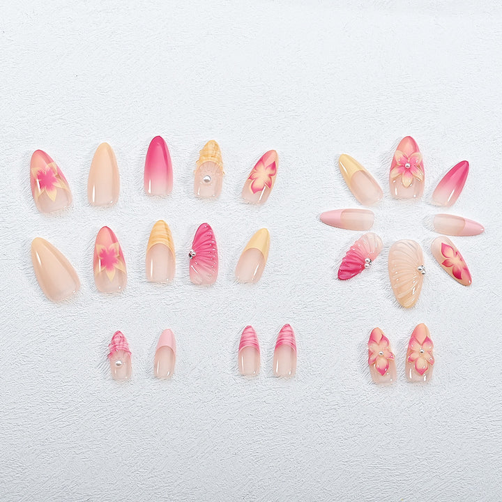 Florales Design Press-On Nagel Set