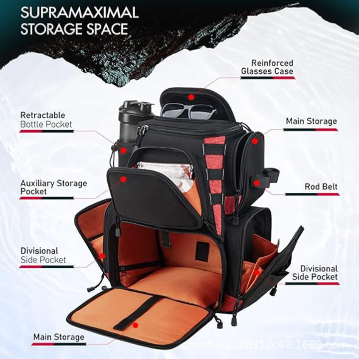 Angelausrüstung Aufbewahrungsrucksack Karnz