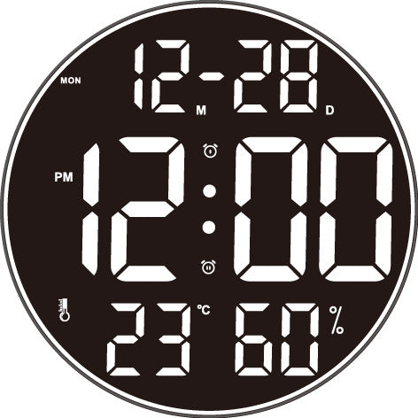Multifunktionale Digitaluhr mit Temperatursensor Karnz