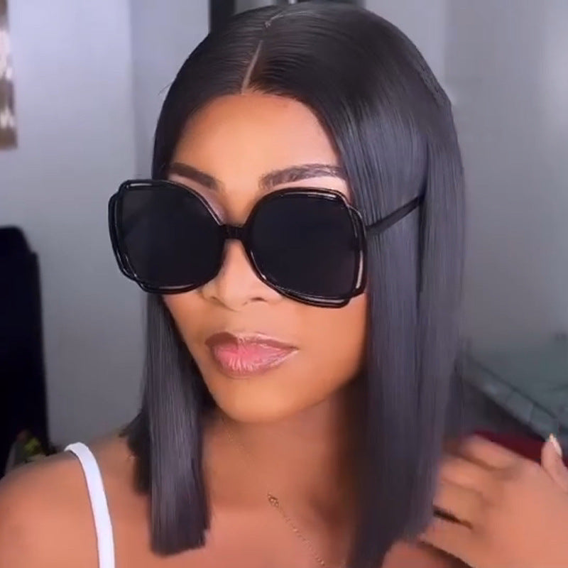 Damen oversized Sonnenbrille im modischen Retro-Design Karnz
