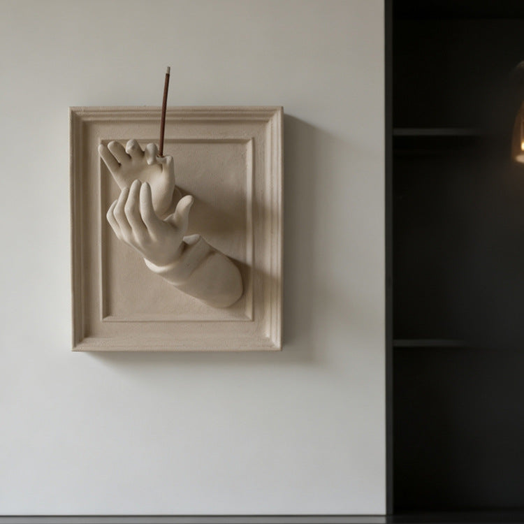 Künstlerische Hand Wand Skulptur