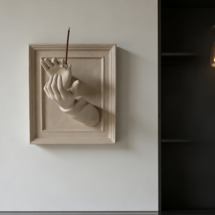 Künstlerische Hand Wand Skulptur