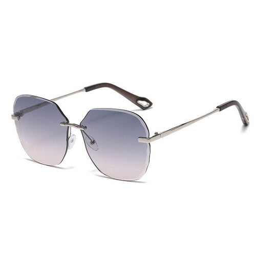 Elegante Übergroße Sechseckige Sonnenbrille
