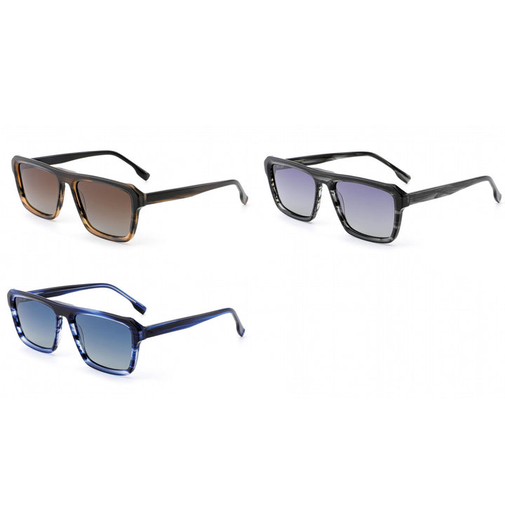 Damen modische Sonnenbrille mit modernem, breiten Rahmen und hochgradigem UV-Schutz Karnz