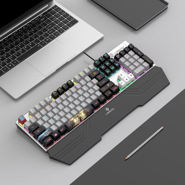 Ergonomische RGB Mechanische Gaming-Tastatur Karnz