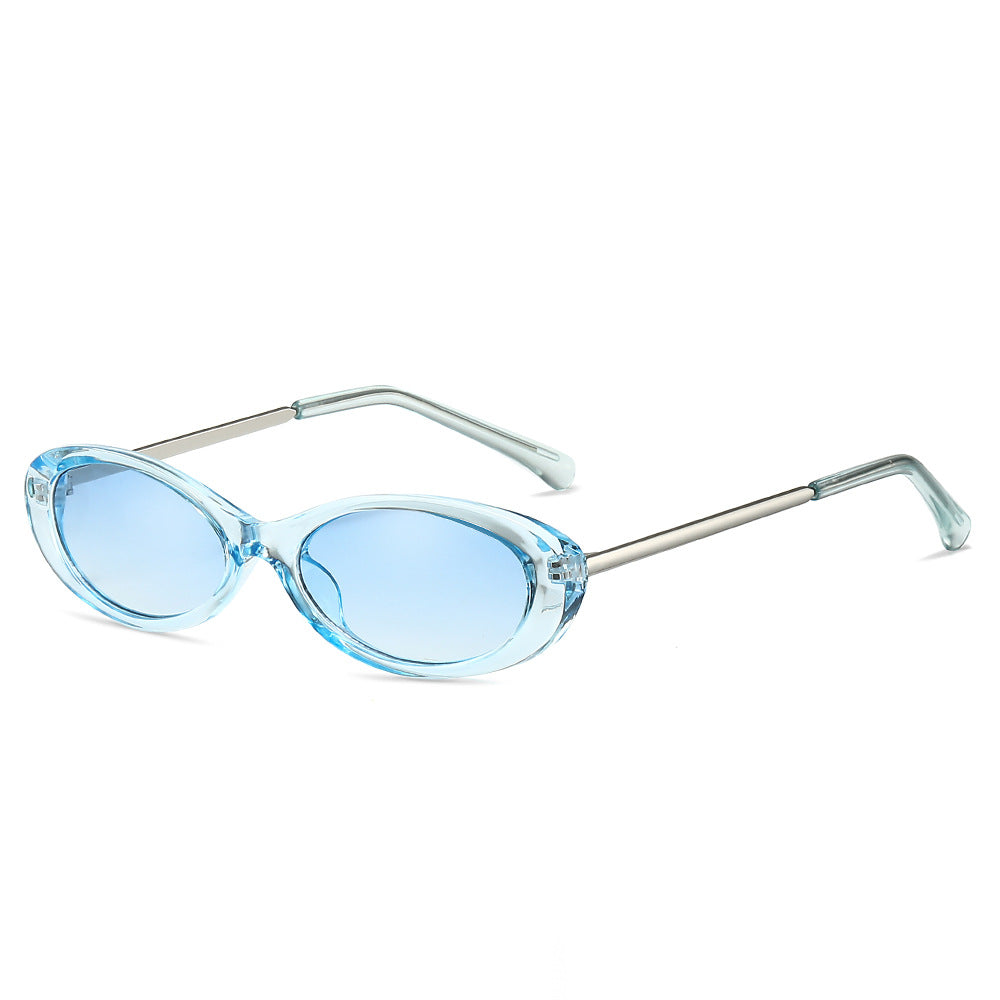 Retro-inspirierte ovale Sonnenbrille Karnz