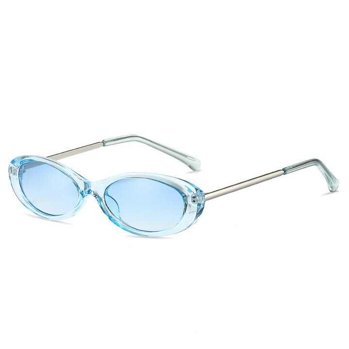 Retro-inspirierte ovale Sonnenbrille Karnz