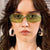 Damen modische Sonnenbrille mit hochmodernem Design und UV-Schutz Karnz
