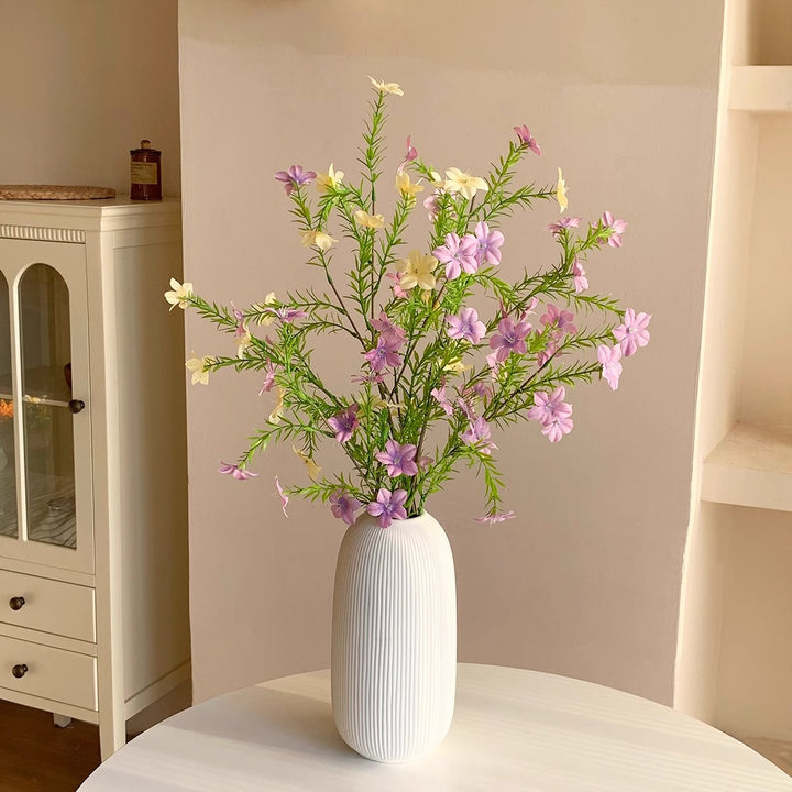 Elegante strukturierte Keram blumen vase