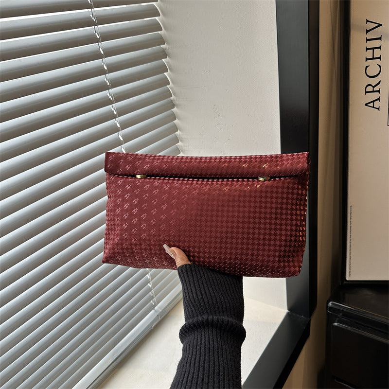 Elegante Strukturierte Clutch Tasche