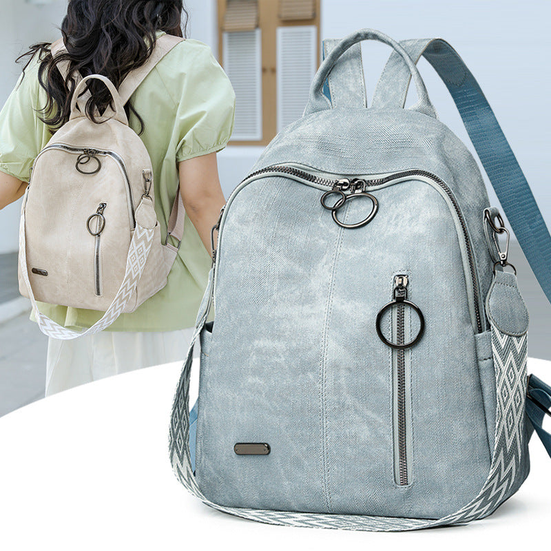 Vielseitiger Texturierten Freizeitrucksack Karnz