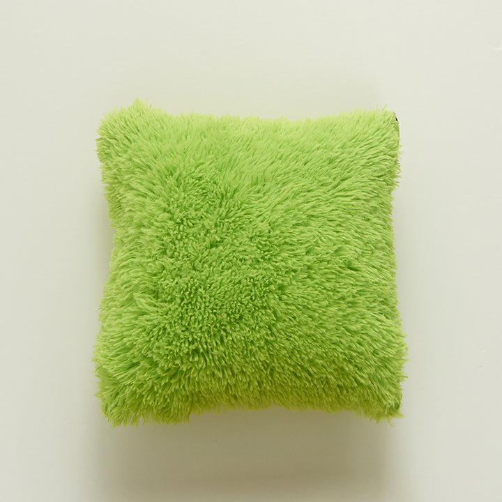 Plüschweiche Textur Dekokissen