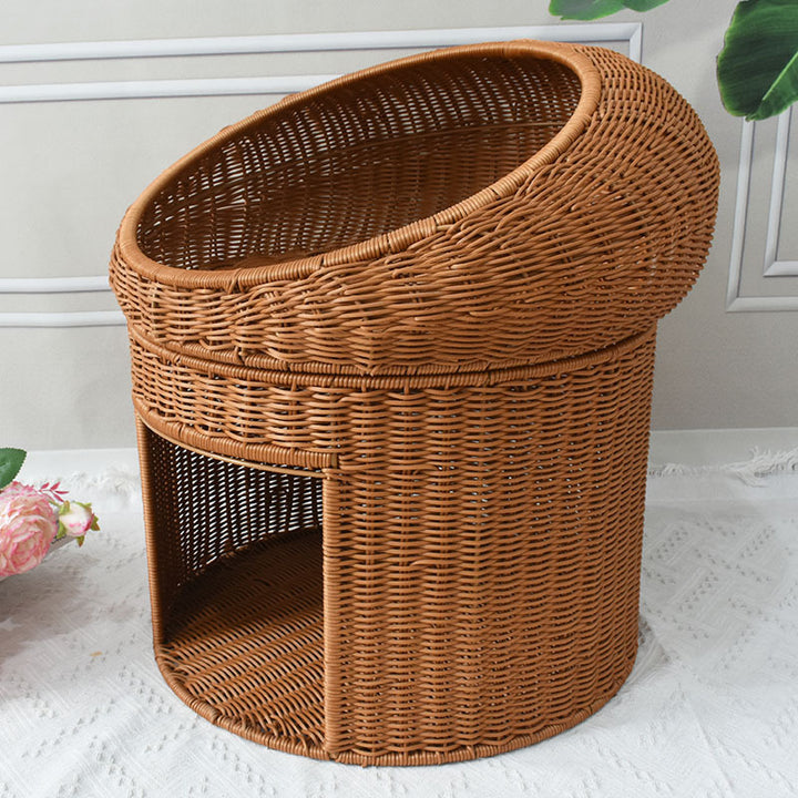 Dekorativer Geflochtener Hocker Karnz