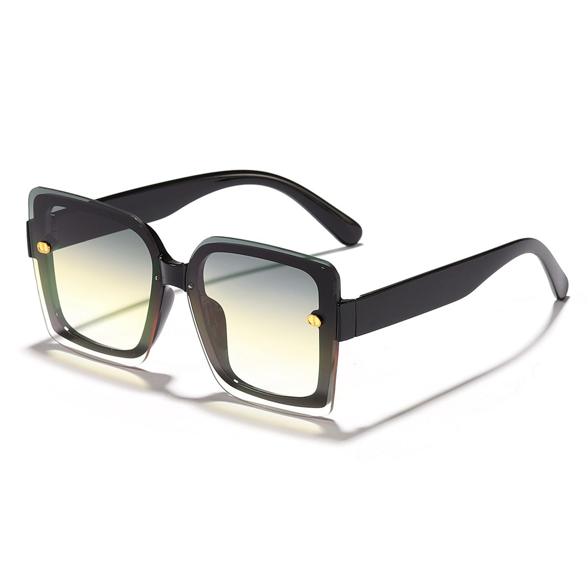 Damen modische Sonnenbrille mit quadratischem Design und hochwertigem Rahmen Karnz