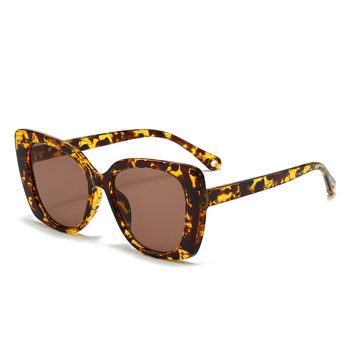 Damen Oversized Sonnenbrille mit auffälligem Rahmen Karnz