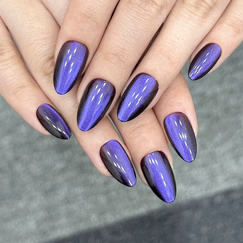 Glänzendes Press-On Nagelkunst Set