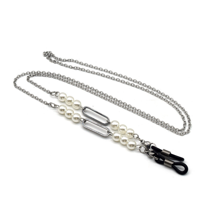 Elegante perlenverknüpfte Brillenband Karnz 1786692206