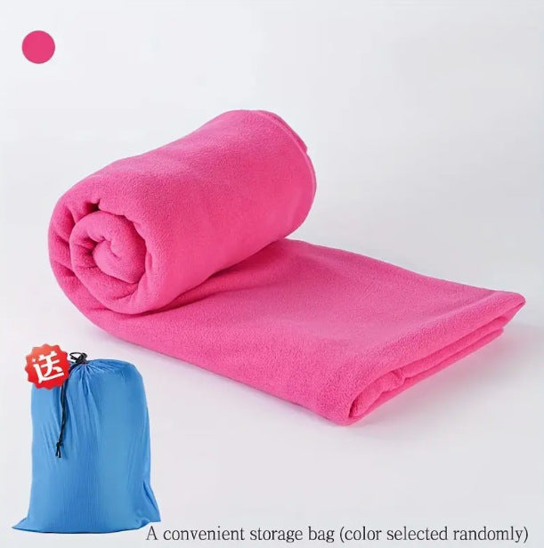 Damen Ultraweiche Reise-Decke mit Tragetasche Karnz
