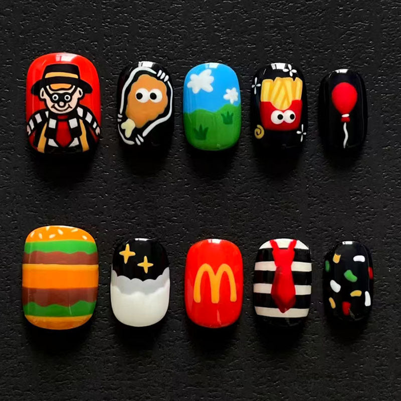 Verspieltes Künstlerisches Nagelkunst Design Set Karnz