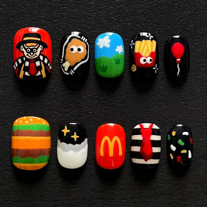 Verspieltes Künstlerisches Nagelkunst Design Set Karnz