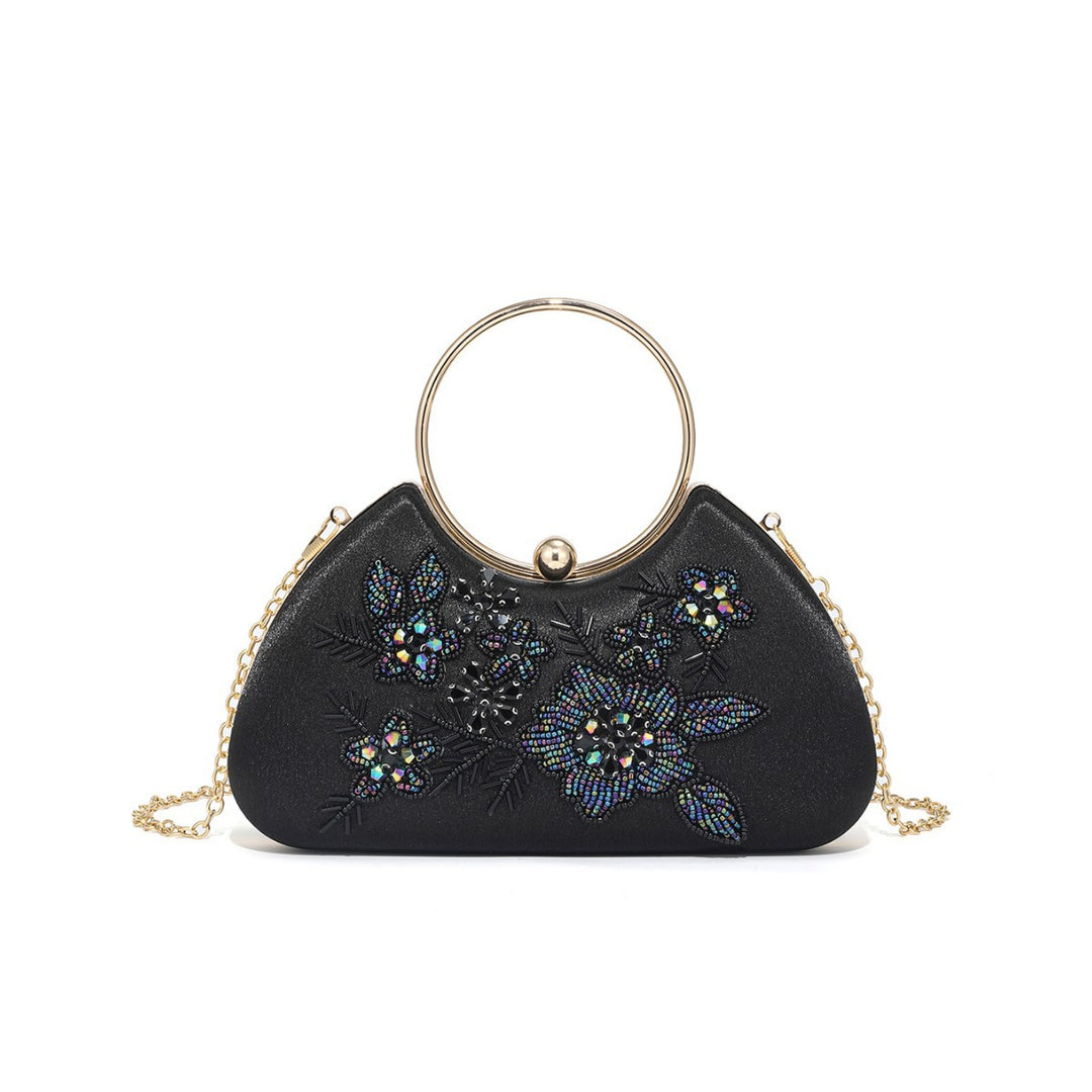 Bestickte Abend-Clutch
