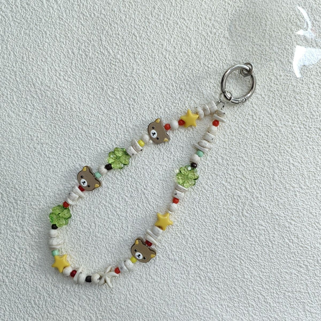 Spaß-Themen-Perlen-Schlüsselanhänger Halter Karnz