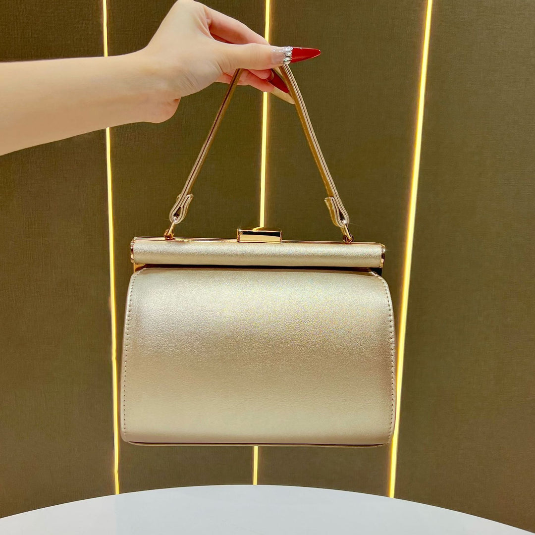 Glamourös Satin Abendhandtasche