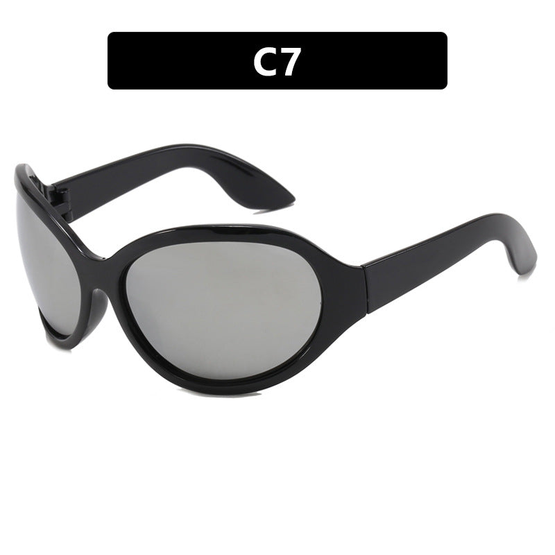 Damen stylische Sonnenbrille mit ergonomischem Design und schützendem UV-Filter Karnz