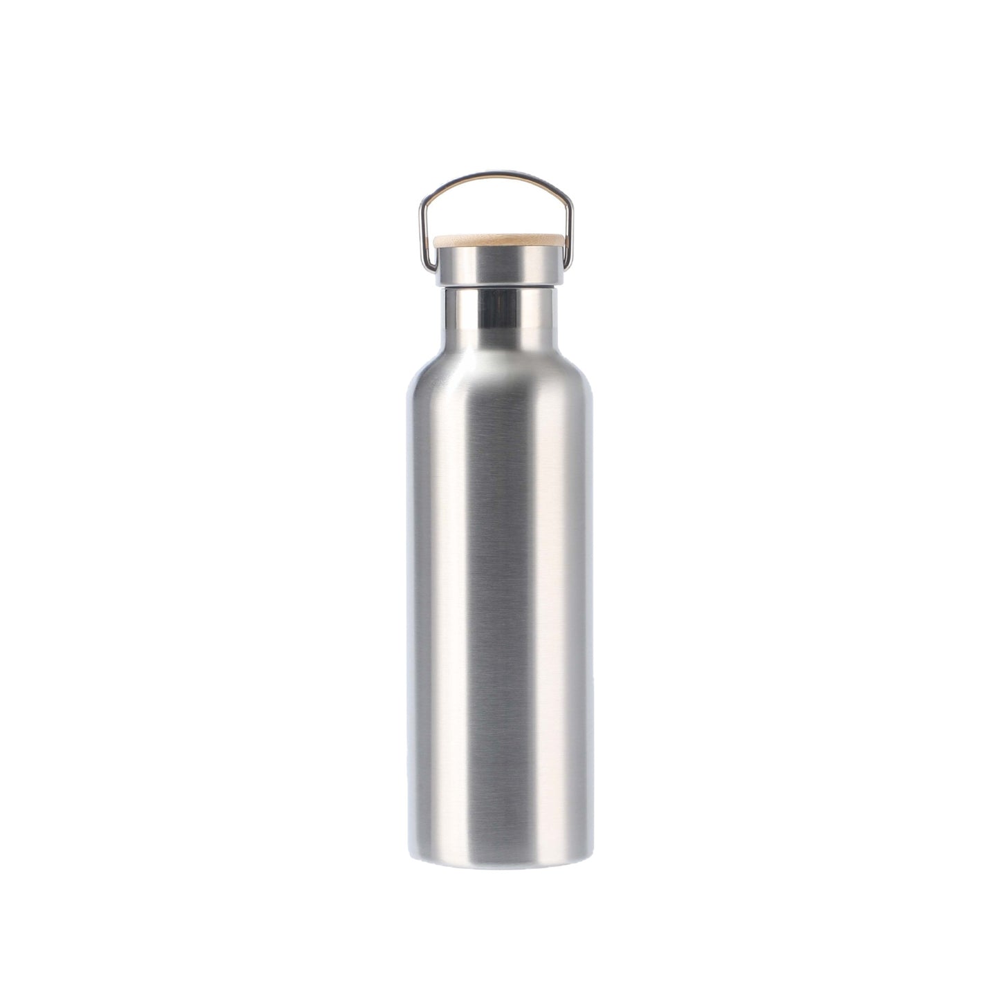 Damen edelstahl Isolier Trinkflasche mit nachhaltigem Bambusdeckel Karnz