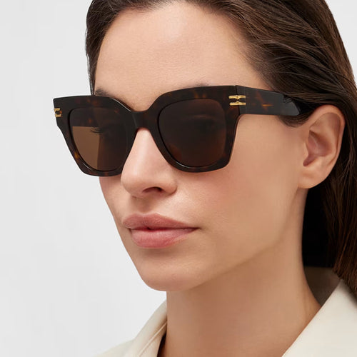 Damen modische Sonnenbrille mit eleganten Akzenten Karnz