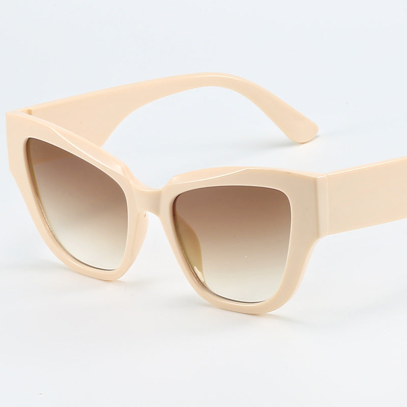Damen Cat-Eye-Sonnenbrille mit extravagantem Leopardenmuster Karnz