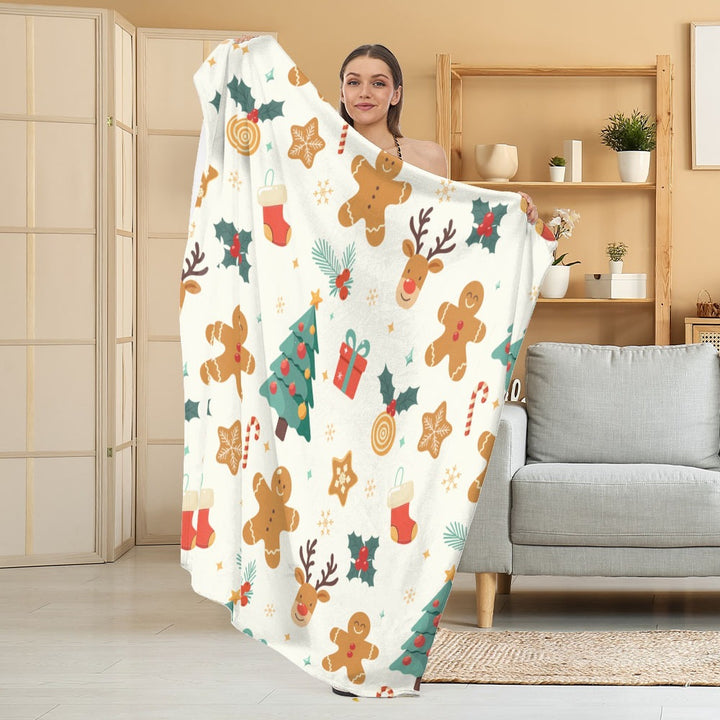Gemütliche Halloween-Themen Fleece Decke