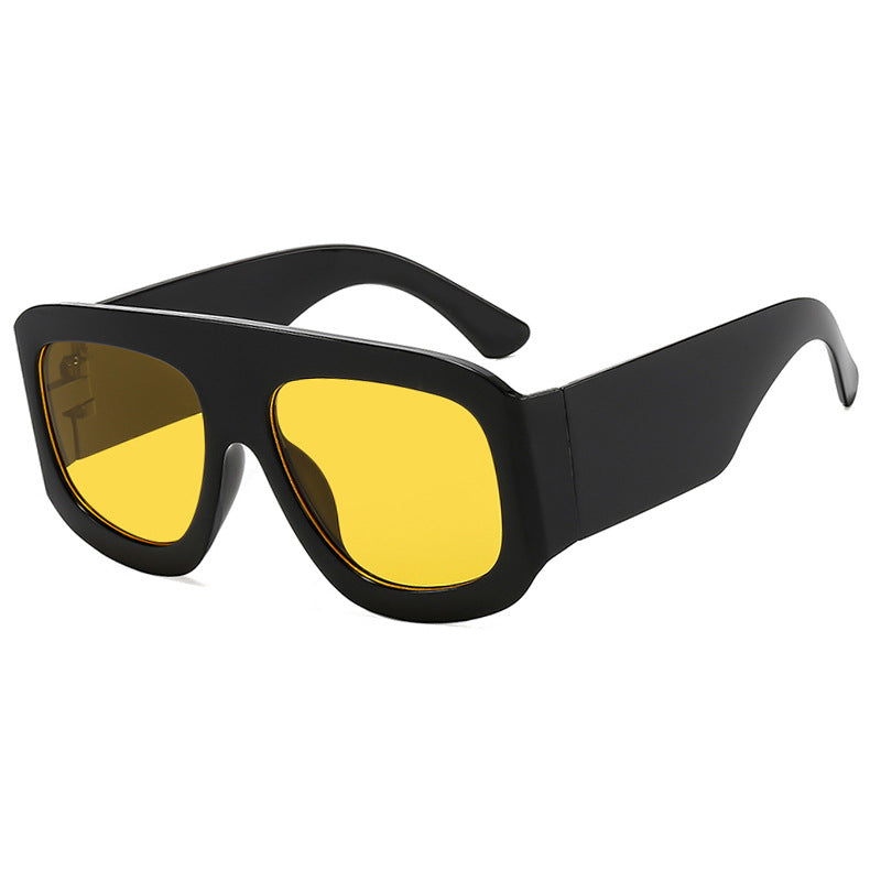 Damen modische Oversized Sonnenbrille mit markantem Design Karnz